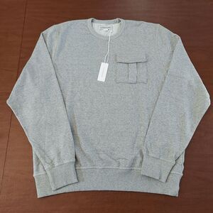 Outerknown Crewneck Pocket Sweatshirt Organic Cotton Grey Men's Size XL